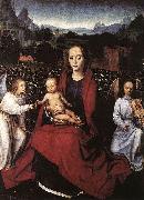 Hans Memling Virgin and Child in a Rose France oil painting artist